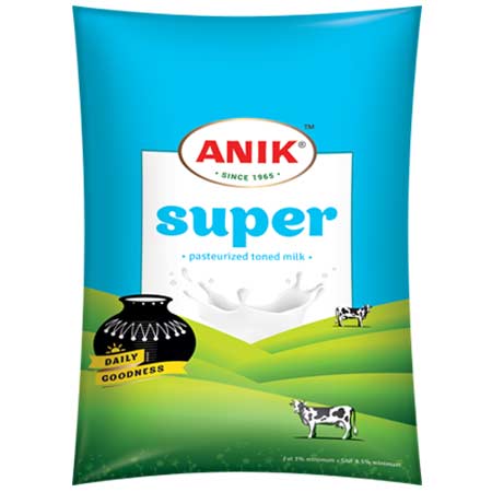 Anik Super Toned Milk 1Ltr